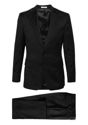 FURSAC virgin wool single-breasted suit - Black