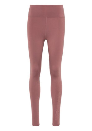 Calvin Klein logo-printed performance leggings - Pink