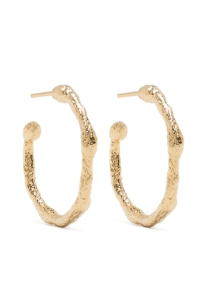 Forte Forte irregular-design hoop earrings - Gold
