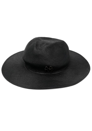 Ruslan Baginskiy chain-strap woven sun hat - Black