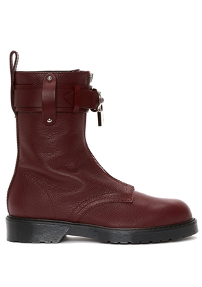 JW Anderson Padlock ankle boots - Red