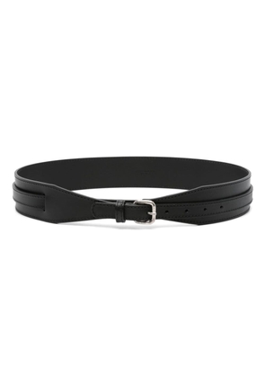 Fabiana Filippi buckled leather belt - Black