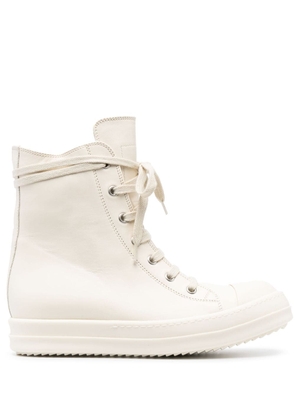 Rick Owens Edfu leather boots - Neutrals