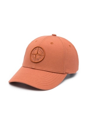 Stone Island Compass-appliqué cap - Orange