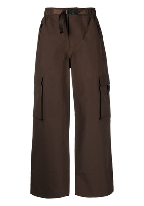 BLAEST wide-leg cargo trousers - Brown