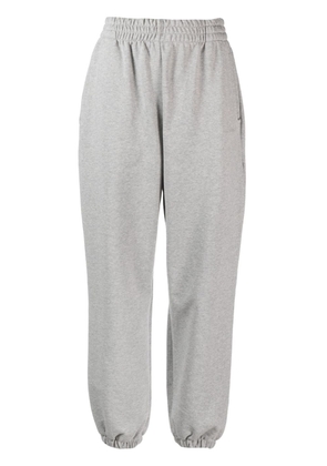 The Mannei embroidered-logo cotton sweatpants - Grey
