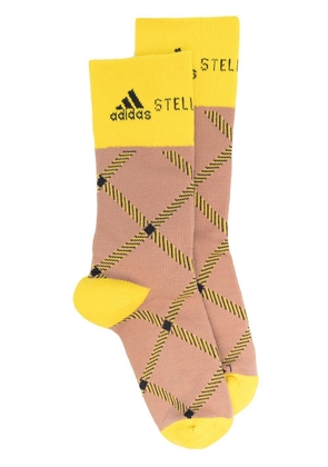 adidas by Stella McCartney logo-print socks - Yellow