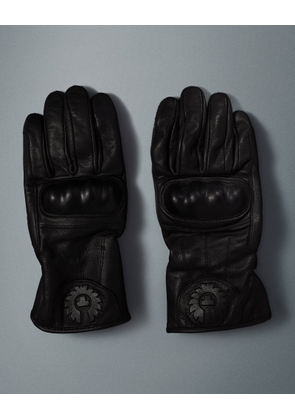 Belstaff Sprite Motorcycle Gloves Men's Nappa Leather Black Size S