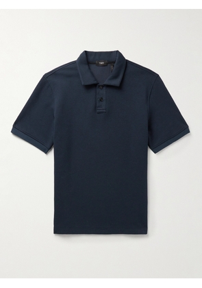 Theory - Jocelin Cotton-Blend Piqué Polo Shirt - Men - Blue - S