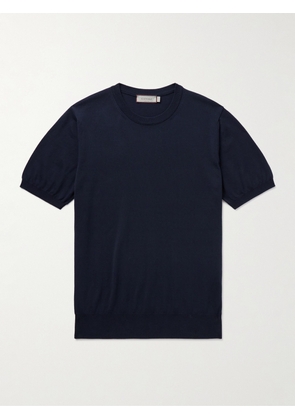 Canali - Cotton T-Shirt - Men - Blue - IT 46