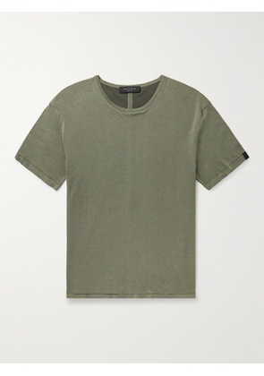 Rag & Bone - Banks Double-Faced Cotton-Jersey T-Shirt - Men - Green - XS