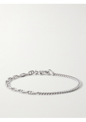 Tom Wood - Rue Rhodium-Plated Chain Bracelet - Men - Silver - S