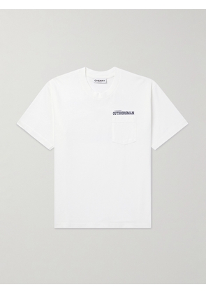 Cherry Los Angeles - Logo-Print Cotton-Jersey T-Shirt - Men - White - XS