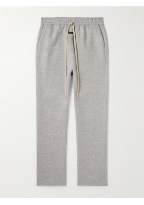 Fear of God - Forum Straight-Leg Virgin Wool and Cashmere-Blend Drawstring Trousers - Men - Gray - XS