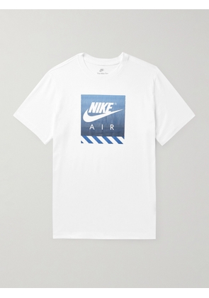Nike - NSW Logo-Print Cotton-Jersey T-Shirt - Men - White - XS