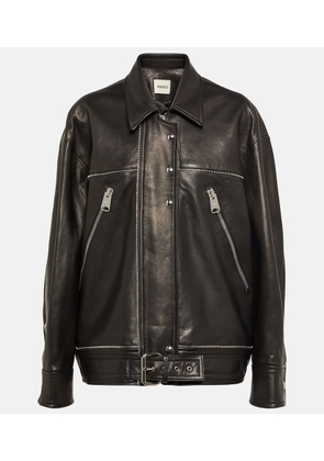 Khaite Herman leather jacket