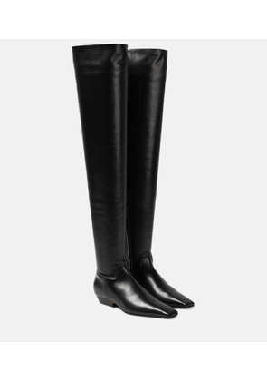 Khaite Marfa leather over-the-knee boots