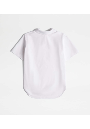 Tod's - Cotton Shirt, WHITE, 36 - Shirts