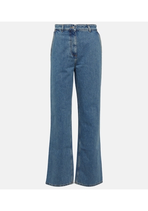 Burberry High-rise straight jeans