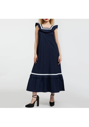 Batsheva Yeva Cotton Midi Dress - US 6/UK 10