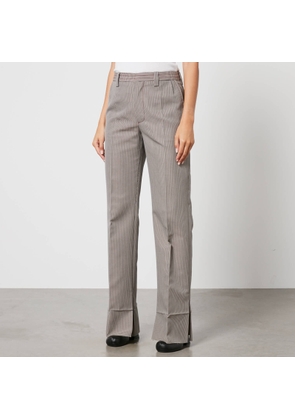 Marni Houndstooth Wool-Blend Trousers - IT 42/UK 10