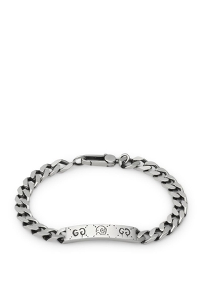Gucci Sterling Silver Ghost Chain Bracelet
