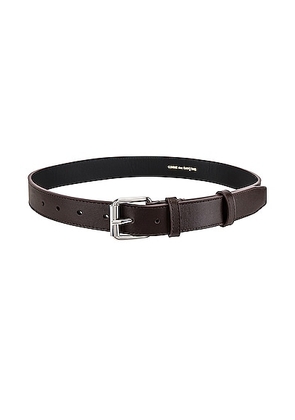COMME des GARCONS Classic Leather Line B Belt in Brown - Brown. Size S (also in M).