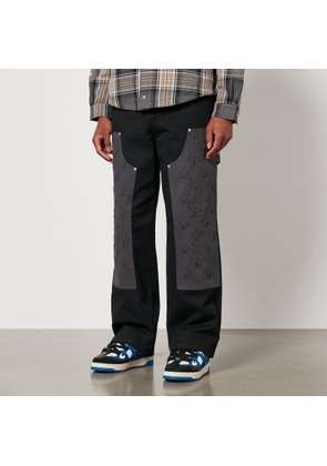 REPRESENT Embossed Utility Cotton-Twill Trousers - S