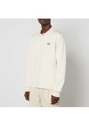 Fred Perry Logo-Embroidered Cotton Cardigan - S