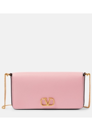 Valentino Garavani VLogo Mini leather wallet on chain