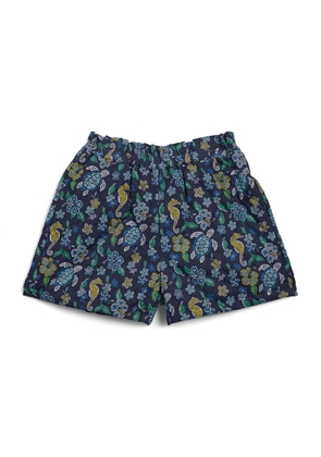 Vilebrequin Kids Tropical Print Mosaic Shorts (2-14 Years)