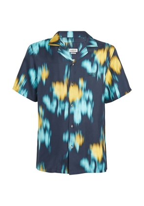 Lanvin Abstract Floral Print Short-Sleeve Shirt