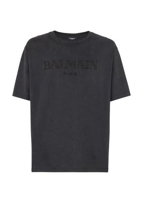 Balmain Embroidered Logo T-Shirt