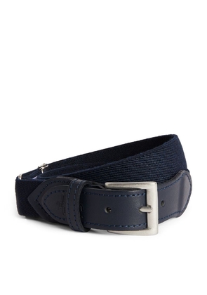 Il Gufo Leather-Trim Belt
