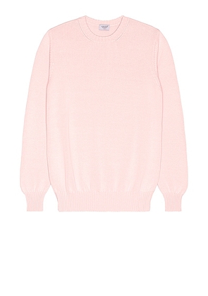 Ghiaia Cashmere Cotton Crewneck in Pink - Pink. Size S (also in ).