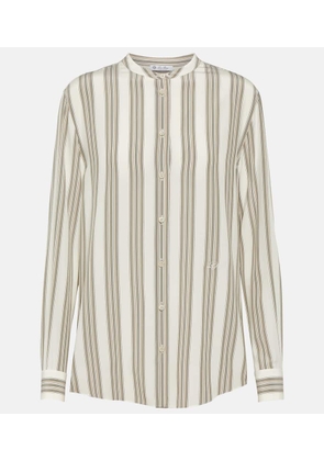 Loro Piana Striped silk shirt