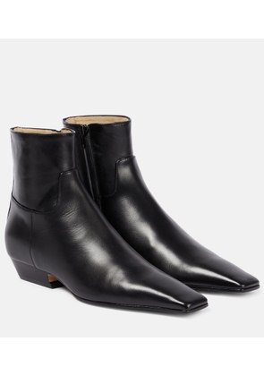 Khaite Marfa leather ankle boots