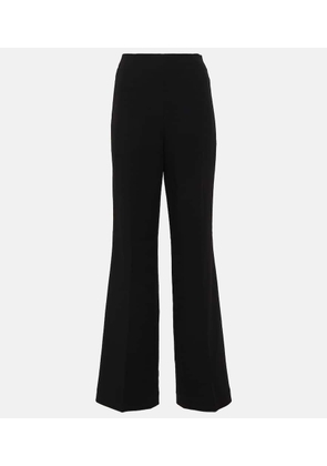 Roland Mouret High-rise stretch cady straight pants