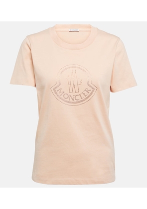 Moncler Logo embellished cotton T-shirt