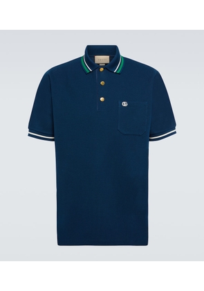 Gucci Wool and cotton polo shirt