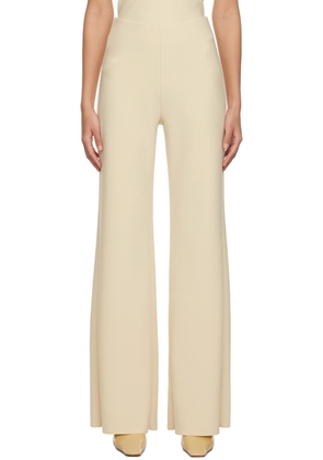 Birrot Off-White Bootcut Trousers