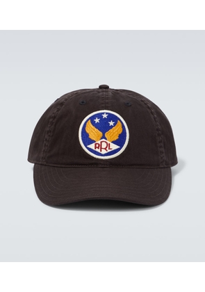 RRL Patch cotton twill baseball cap