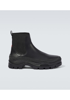 Moncler Larue leather ankle boots