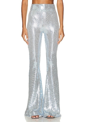 The New Arrivals by Ilkyaz Ozel Colette Wide Leg Pant in Blue Sequin - Baby Blue. Size 36 (also in 34).