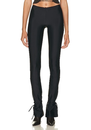 KNWLS Perse Legging in Black - Black. Size M (also in ).