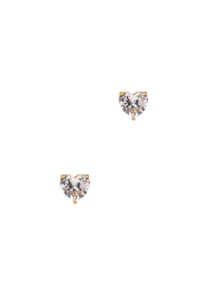 Kate Spade New York My Love Crystal-embellished Stud Earrings - Gold - One Size