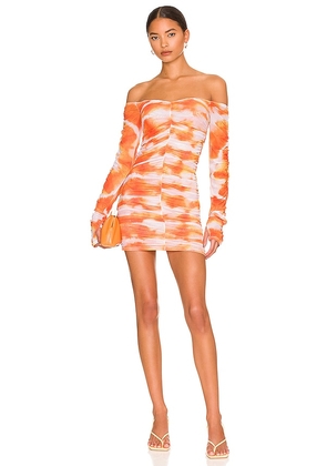 BY.DYLN Tanner Dress in Orange. Size M.