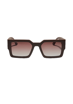 dime optics X Alondra Dessy Essentials Sunglasses in Brown.