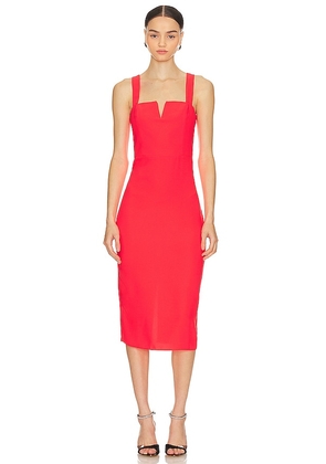 Amanda Uprichard x REVOLVE Kerra Dress in Red. Size L, M, XS.