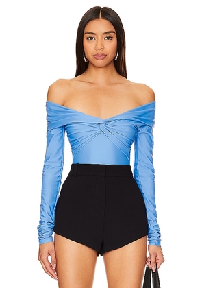 The Andamane Kendall Bodysuit in Blue. Size M.